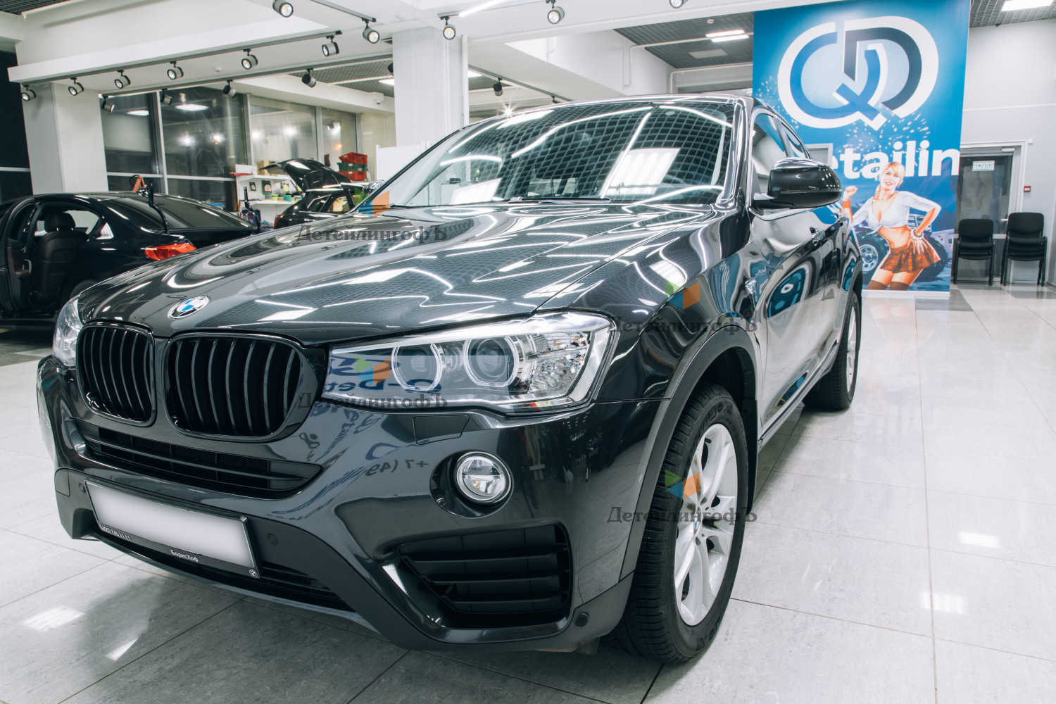 Полировка и нанесения керамики BMW X4