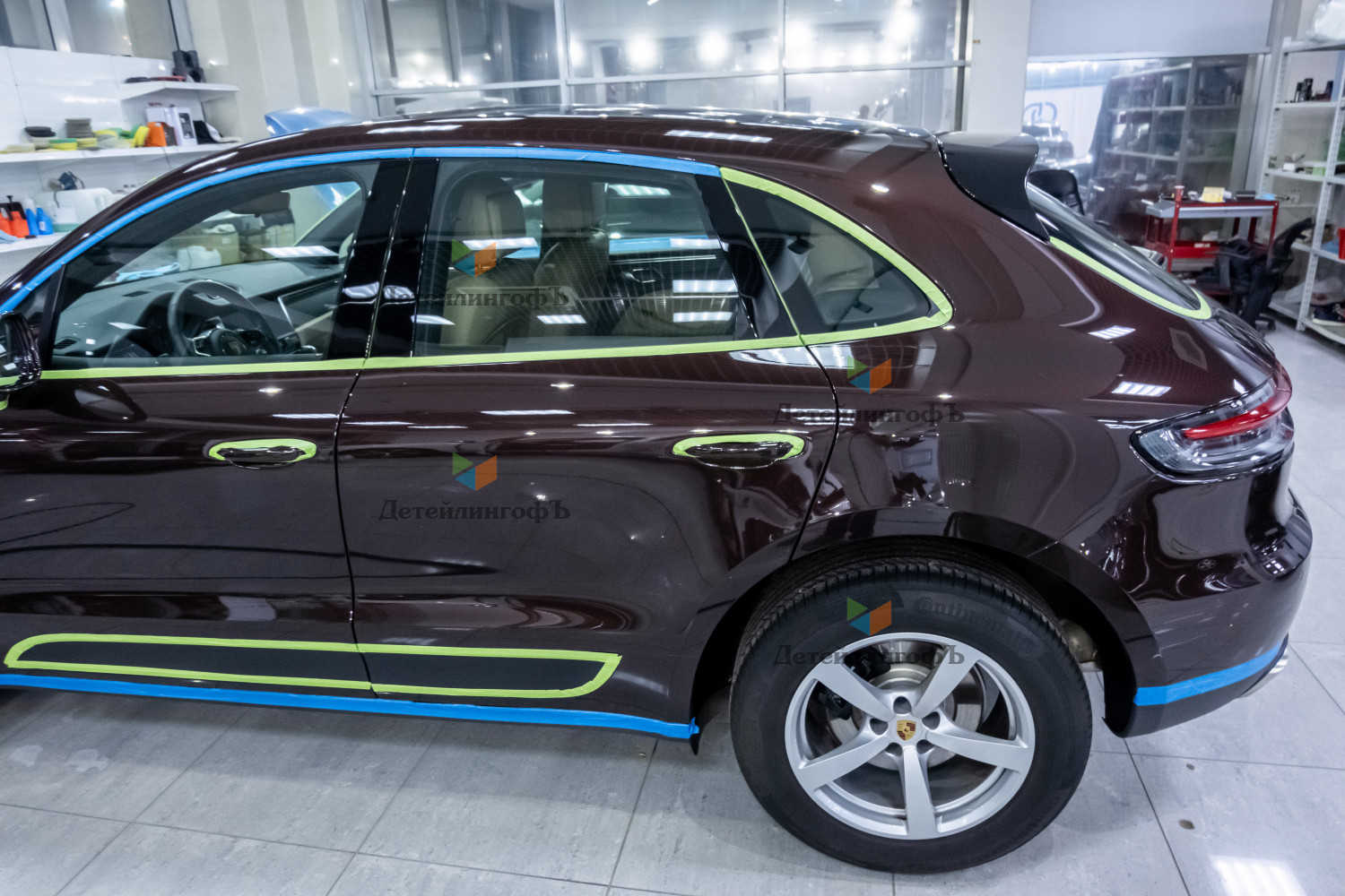Полировка кузова и покрытие керамикой Porsche Macan