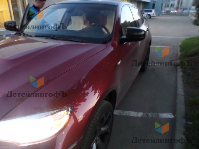 Восстановление крыла и бампера на BMW X6